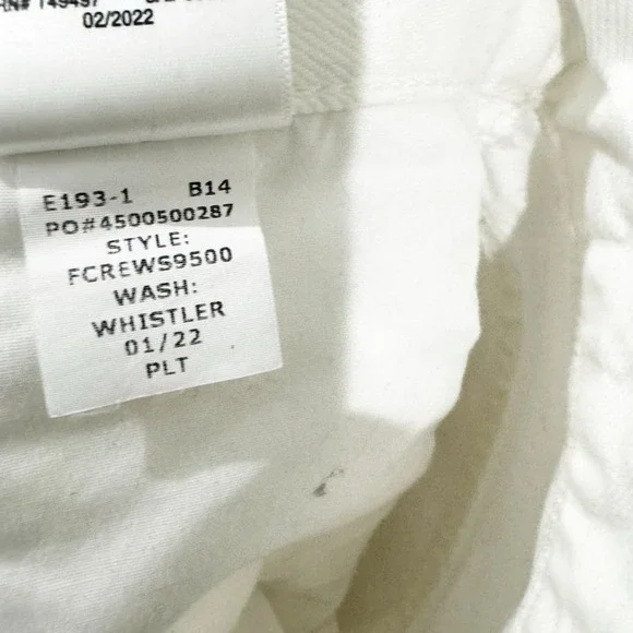 Favorite Daughter The Juni High Rise Short In Nocolor White Size 25 NWOT